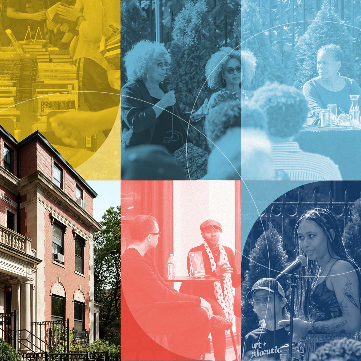 Collage of events at Haymarket.